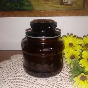Vintage Glass Canister Apothecary Spice Jar